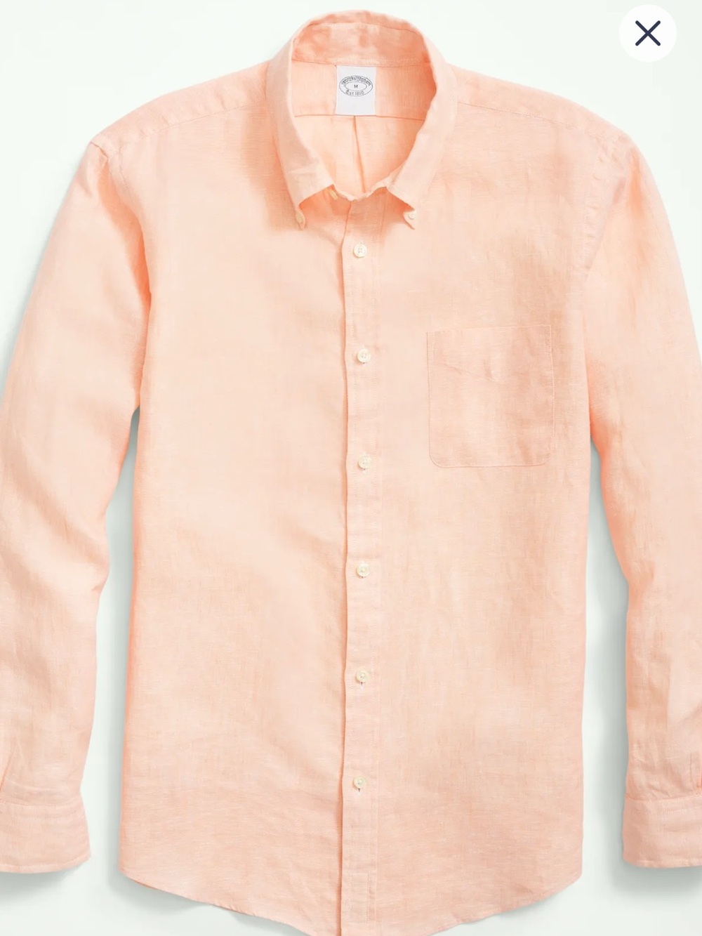 Brooks Brothers Irish Linen Sport Shirt XL